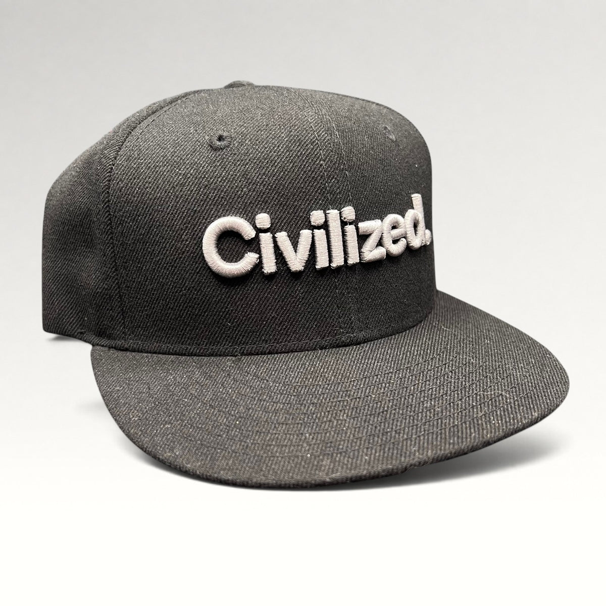 Civilized Truly Honest Content Snapback Hat, photo 2
