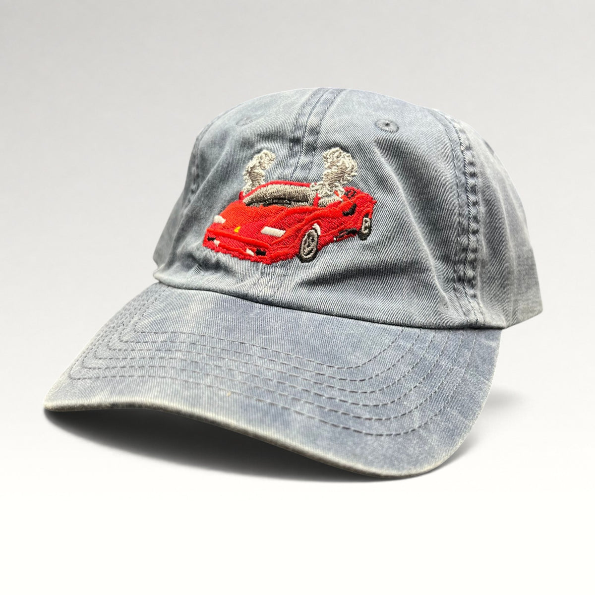 Ferrari Smoking Sports Car 2000s Strapback Hat, photo 3