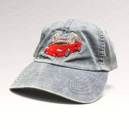 Ferrari Smoking Sports Car 2000s Strapback Hat, photo 3