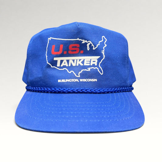 U.S. Tanker Burlington Wisconsin 1990s Rope Snapback Hat, photo 1