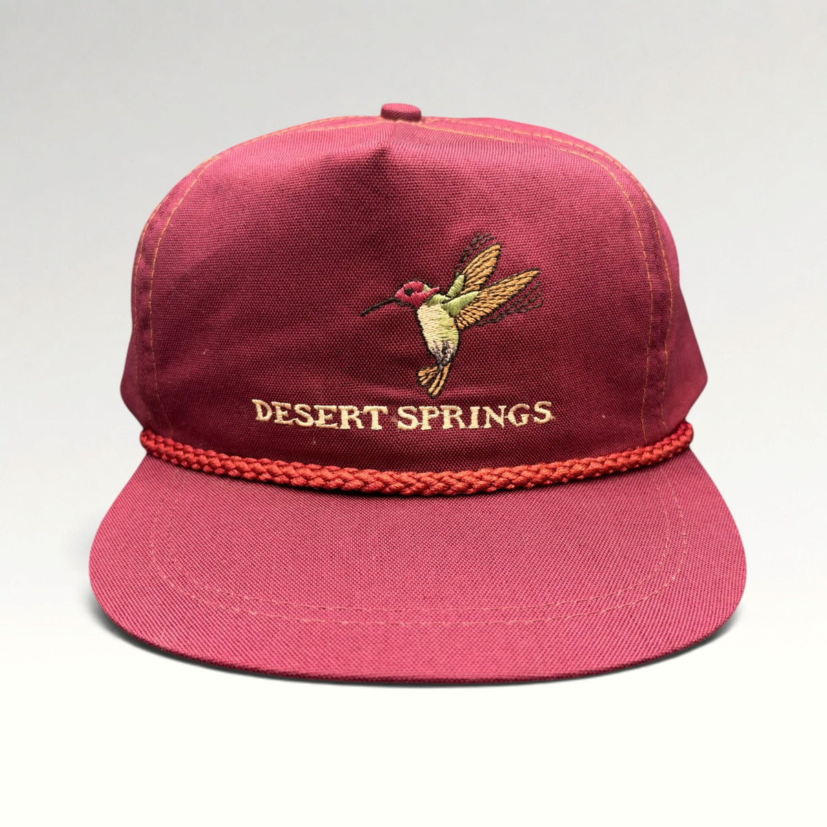 Desert Springs Imperial Vintage 90s Rope Front Strapback Hat, photo 1