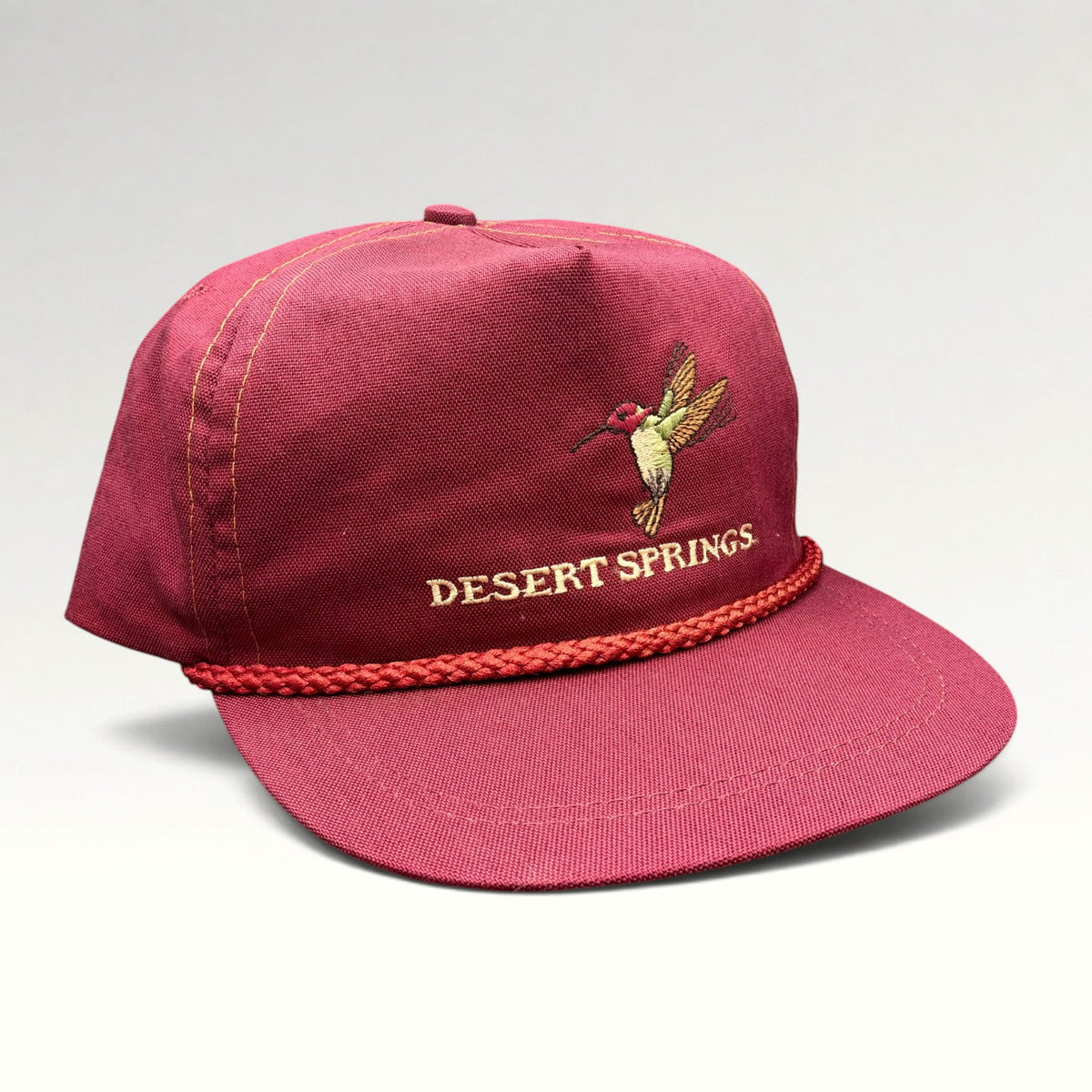 Desert Springs Imperial Vintage 90s Rope Front Strapback Hat, photo 2