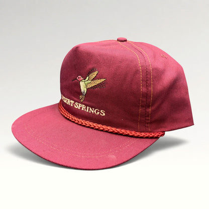 Desert Springs Imperial Vintage 90s Rope Front Strapback Hat, photo 3
