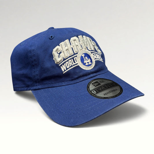Los Angeles Dodgers World Series Champs New Era 9TWENTY Strapback Hat, photo 2