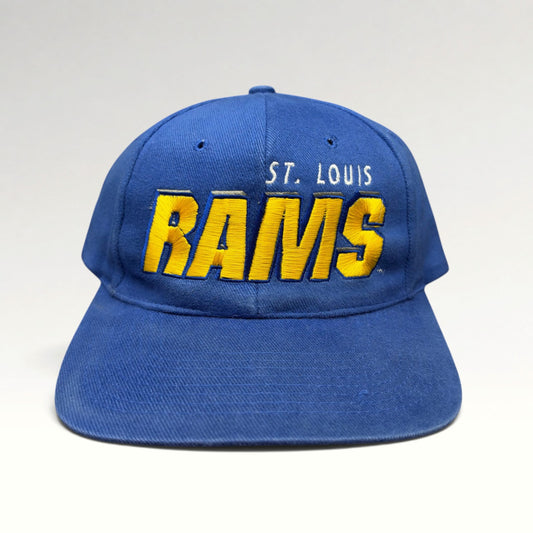 St. Louis Rams Nissin 1990s Snapback Hat, photo 1