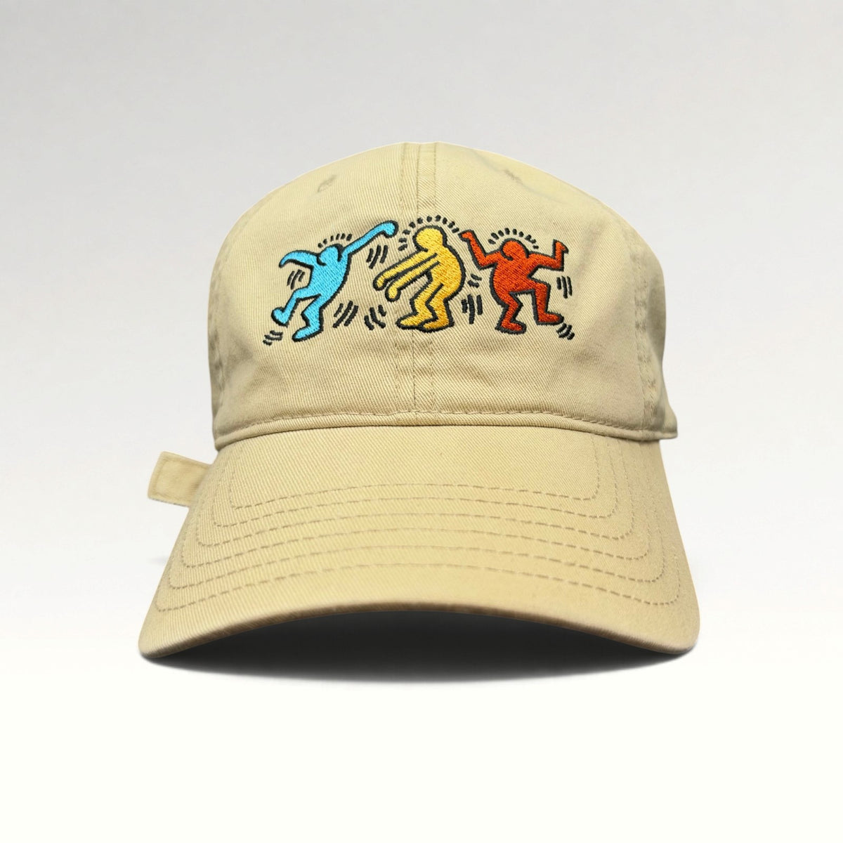 Keith Haring Dancing Figures Modern Strapback Hat, photo 1
