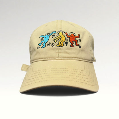 Keith Haring Dancing Figures Modern Strapback Hat, photo 1