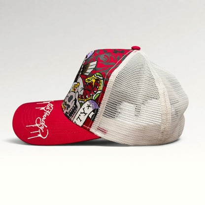 Ed Hardy New York Eagle Skull 2000s Trucker Hat, photo 4