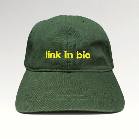 Link in Bio CapAmerica Modern Strapback Hat, photo 1