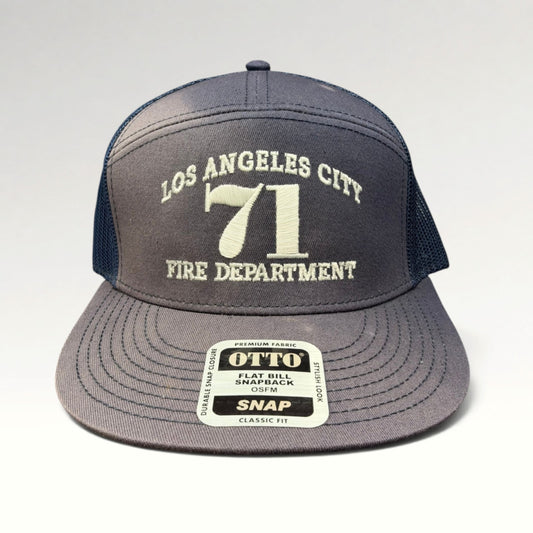 Los Angeles City Fire Department 71 Modern OTTO Trucker Hat, photo 1