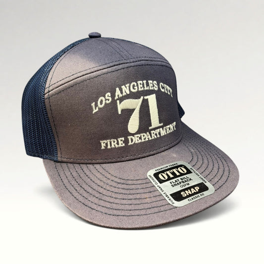Los Angeles City Fire Department 71 Modern OTTO Trucker Hat, photo 2
