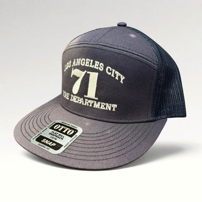 Los Angeles City Fire Department 71 Modern OTTO Trucker Hat, photo 3