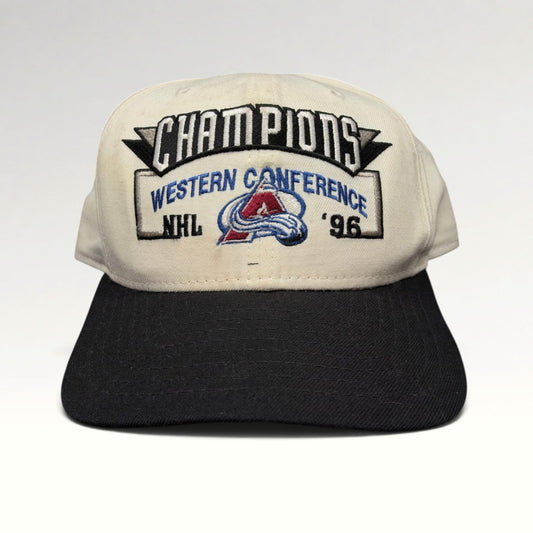 Colorado Avalanche Western Conference Champions 1996 Snapback Hat photo 1