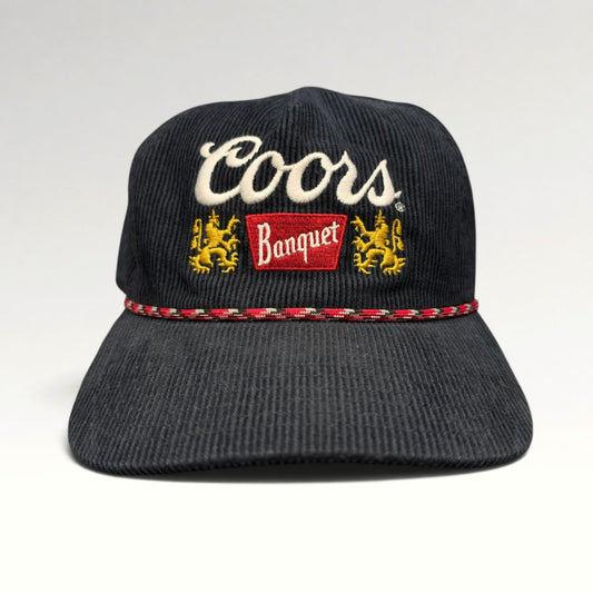 Coors Banquet Corduroy Retro Style Rope Snapback Hat photo 1