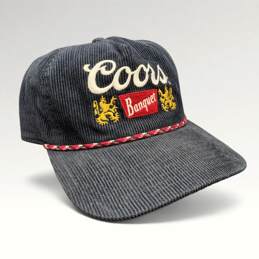 Coors Banquet Corduroy Retro Style Rope Snapback Hat photo 2