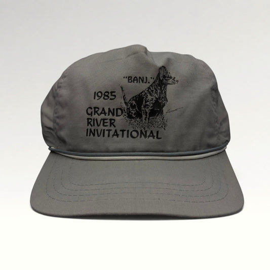 Grand River Invitational 1985 Banjo Rope Snapback Hat photo 1