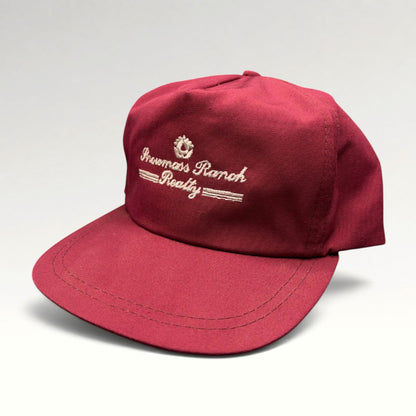 Snowmass Ranch Realty Aspen 1990s Strapback Hat photo 3
