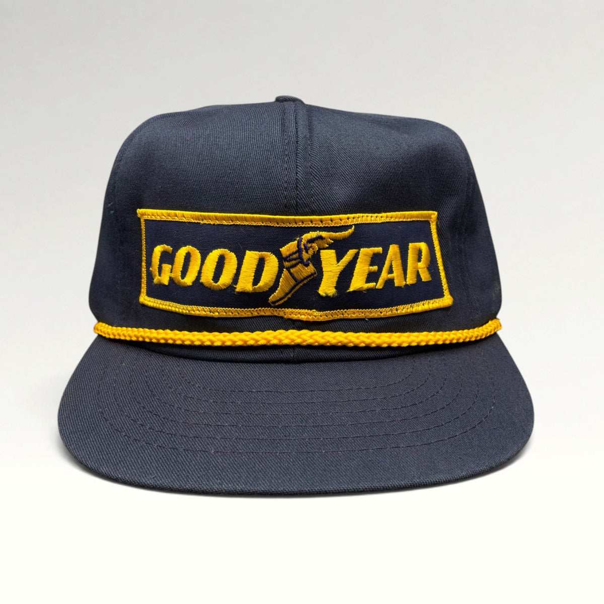 Goodyear Racing 1990s Rope Front Snapback Hat photo 1
