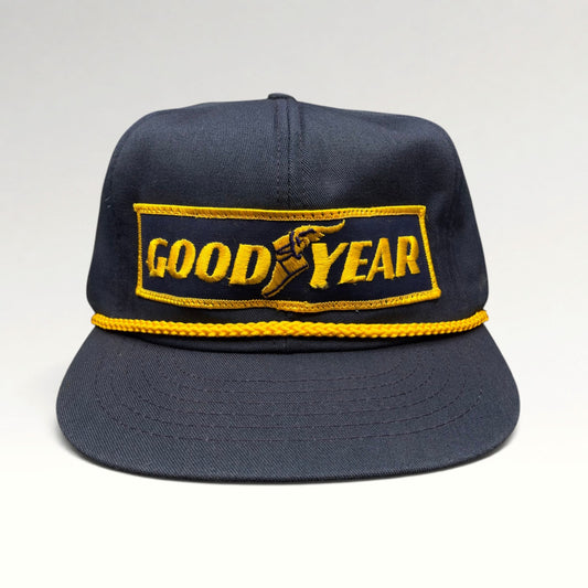 Goodyear Racing 1990s Rope Front Snapback Hat photo 1