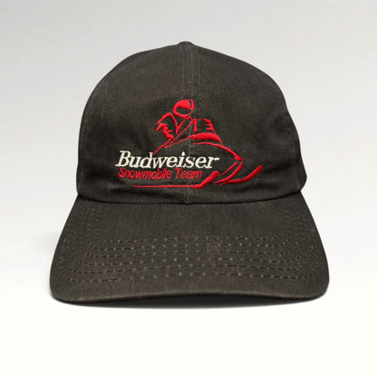 Budweiser Snowmobile Team 1990s Strapback Hat photo 1