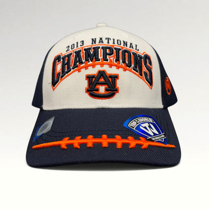 Auburn Tigers 2013 National Champions Top of the World Strapback Hat photo 1