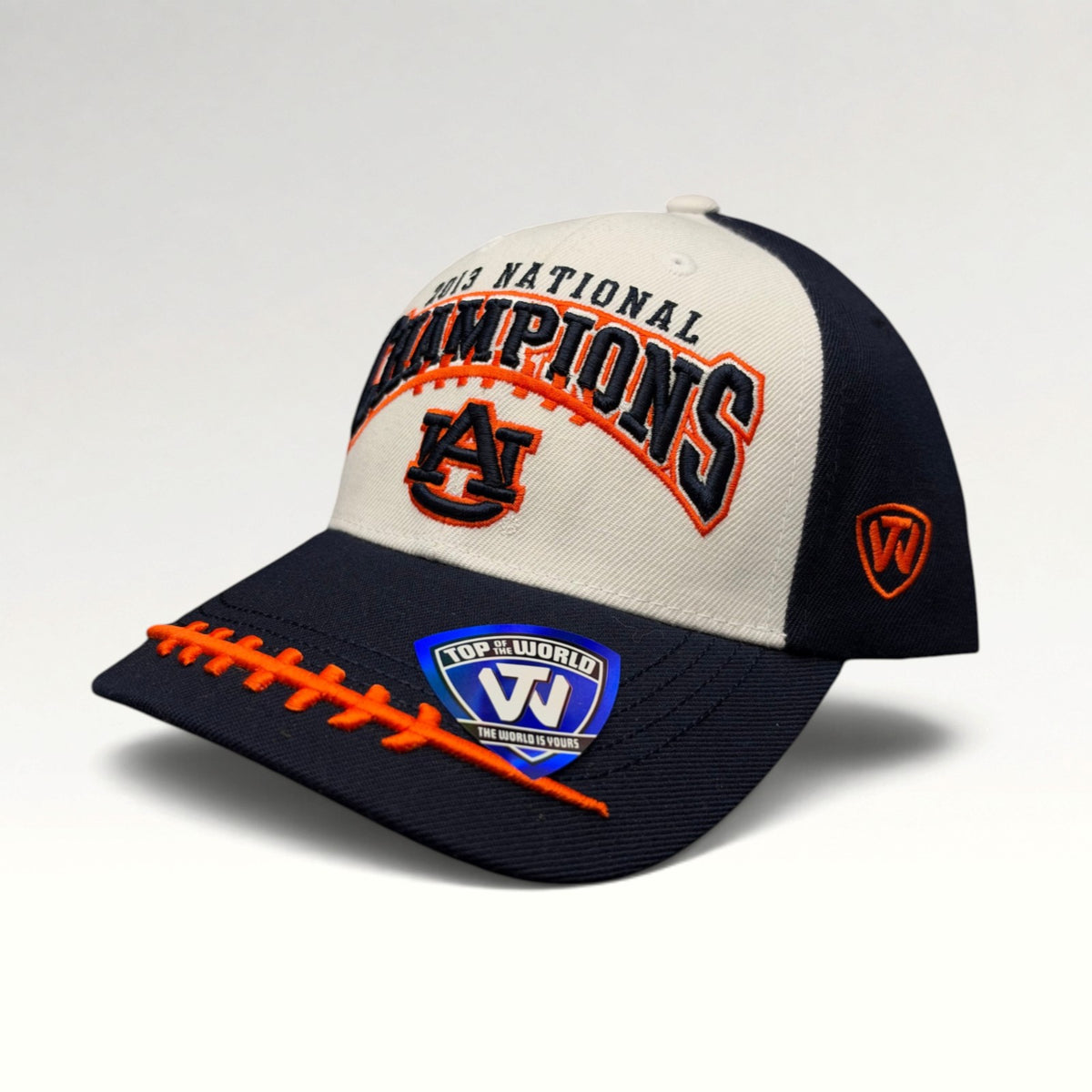 Auburn Tigers 2013 National Champions Top of the World Strapback Hat photo 3