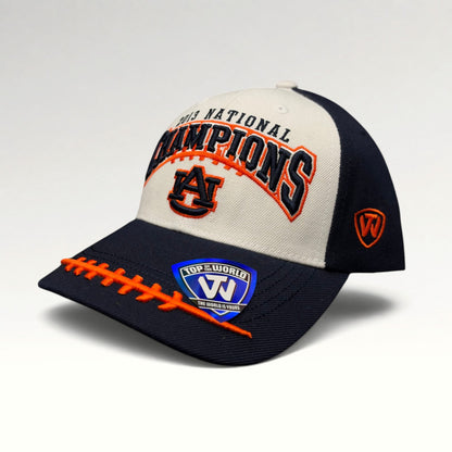 Auburn Tigers 2013 National Champions Top of the World Strapback Hat photo 3