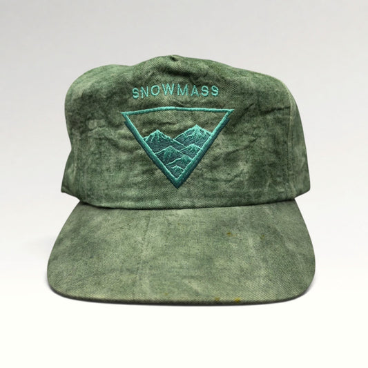 Snowmass Aspen Ski 1990s Strapback Hat, photo 1