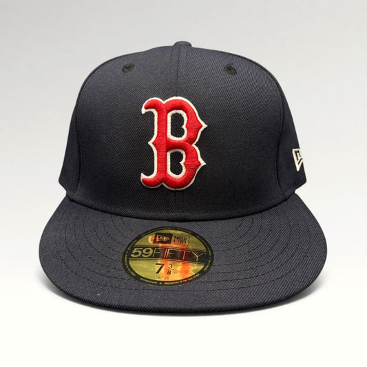 Boston Red Sox New Era 59FIFTY Fitted Hat Size 7 3/8, photo 1