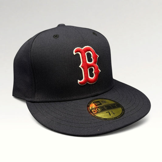 Boston Red Sox New Era 59FIFTY Fitted Hat Size 7 3/8, photo 2