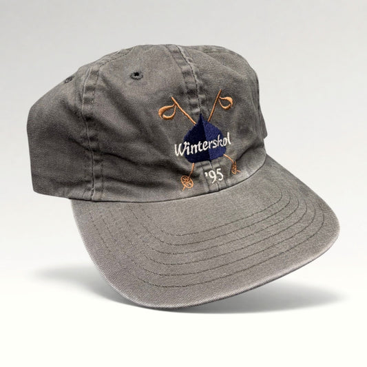 Aspen Winterskol Sand Caps USA 1995 Strapback Hat photo 2
