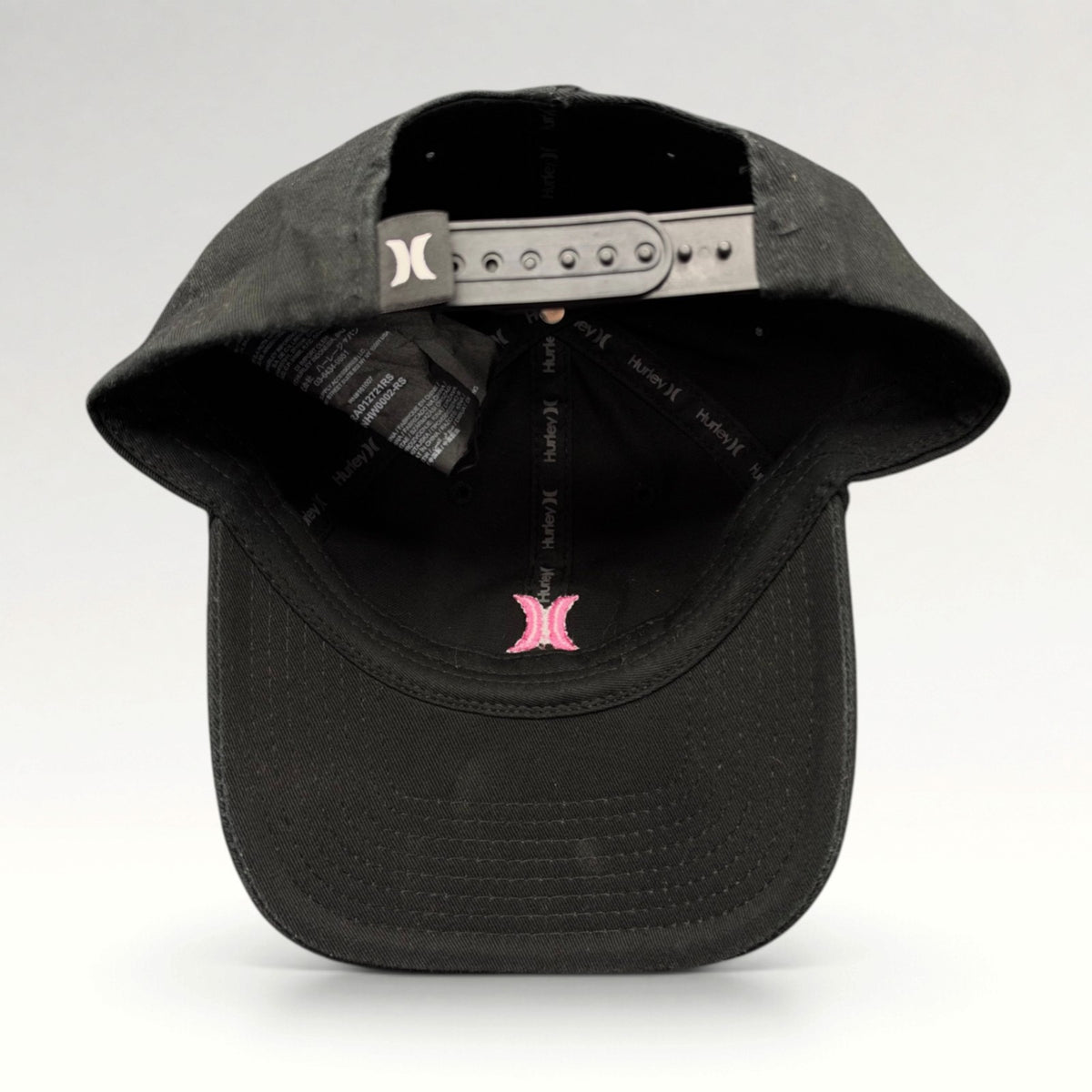 Hurley Classic Pink Logo Snapback Hat photo 6