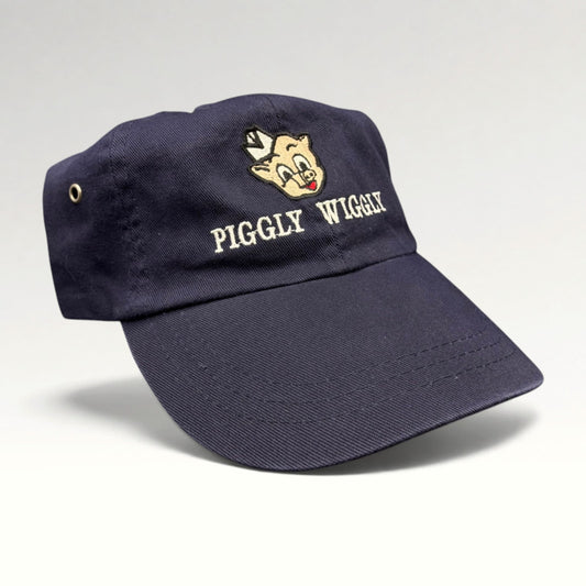 Piggly Wiggly Head Shot by KC Caps 1990s Strapback Hat photo 2