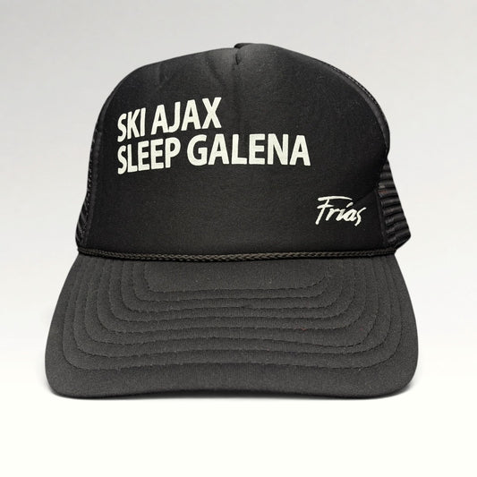 Ski Ajax Sleep Galena Frias 2000s Rope Trucker Hat photo 1