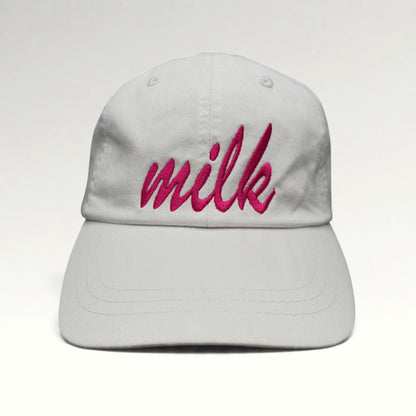 Milk Bar Adams White Pink Strapback Hat photo 1