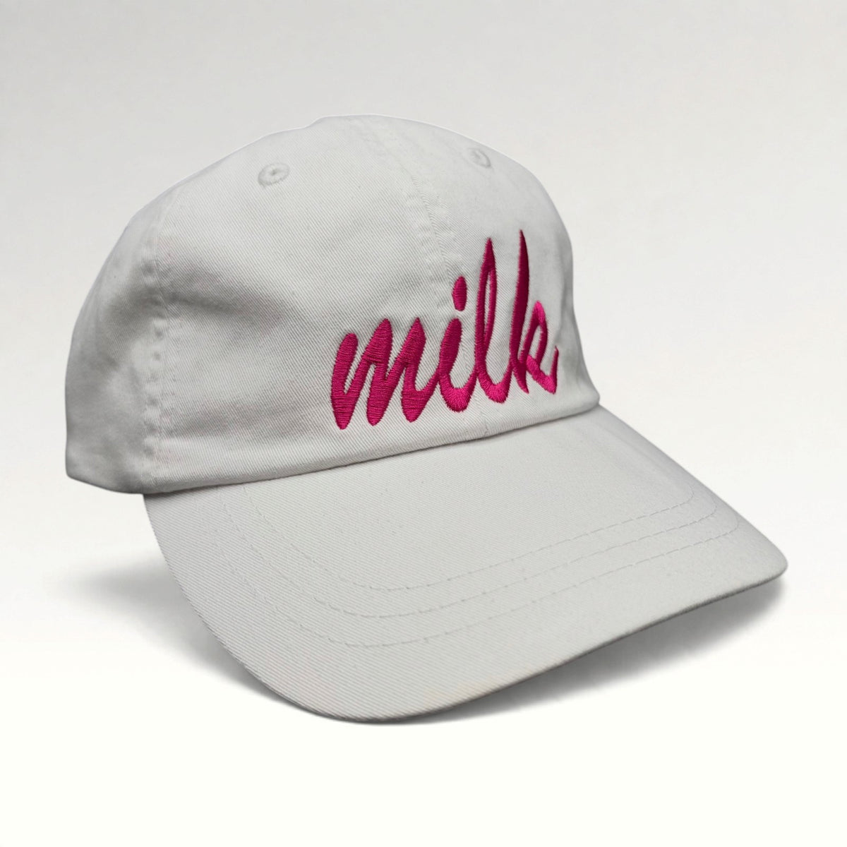 Milk Bar Adams White Pink Strapback Hat photo 2