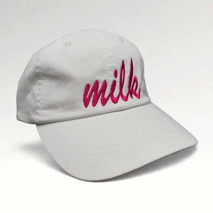 Milk Bar Adams White Pink Strapback Hat photo 2