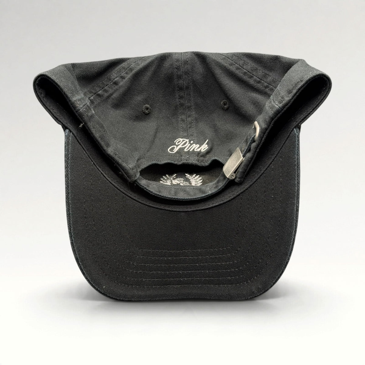 Victoria's Secret PINK black strapback hat photo 6
