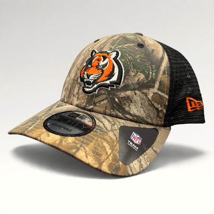 Cincinnati Bengals New Era 9FORTY Camo Trucker Snapback Hat photo 3