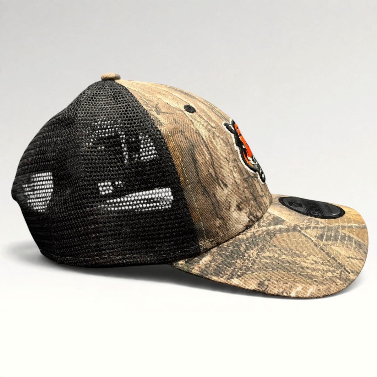 Cincinnati Bengals New Era 9FORTY Camo Trucker Snapback Hat photo 5