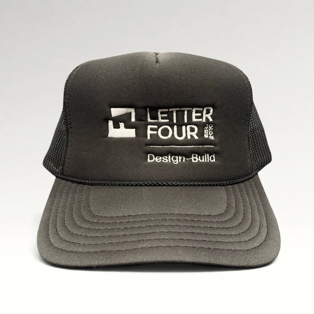 Letter Four Design-Build OTTO Trucker Snapback Hat photo 1