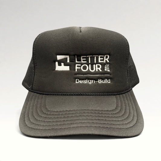 Letter Four Design-Build OTTO Trucker Snapback Hat photo 1