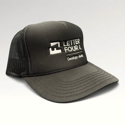 Letter Four Design-Build OTTO Trucker Snapback Hat photo 2