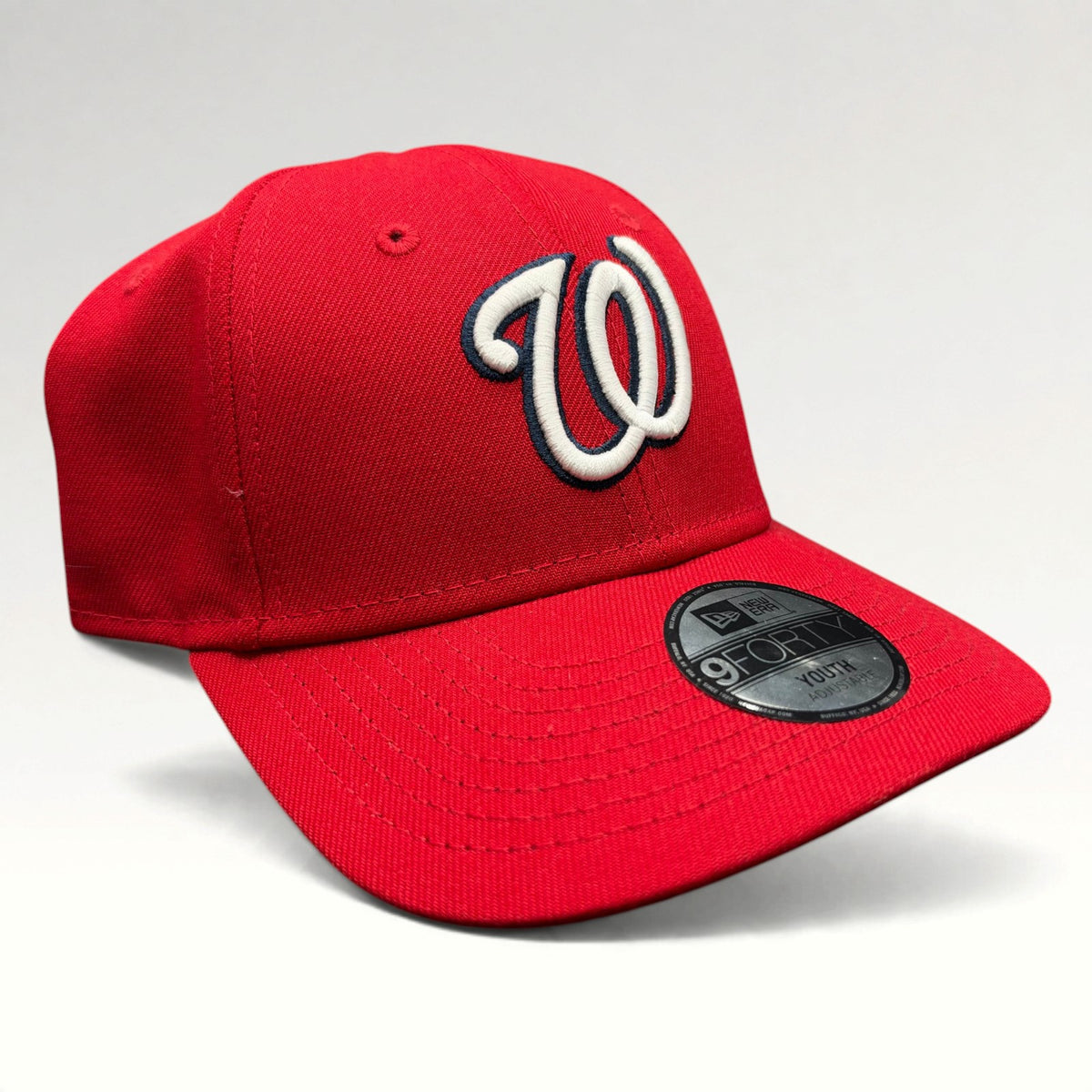 Washington Nationals New Era 9FORTY Youth Strapback Hat photo 2