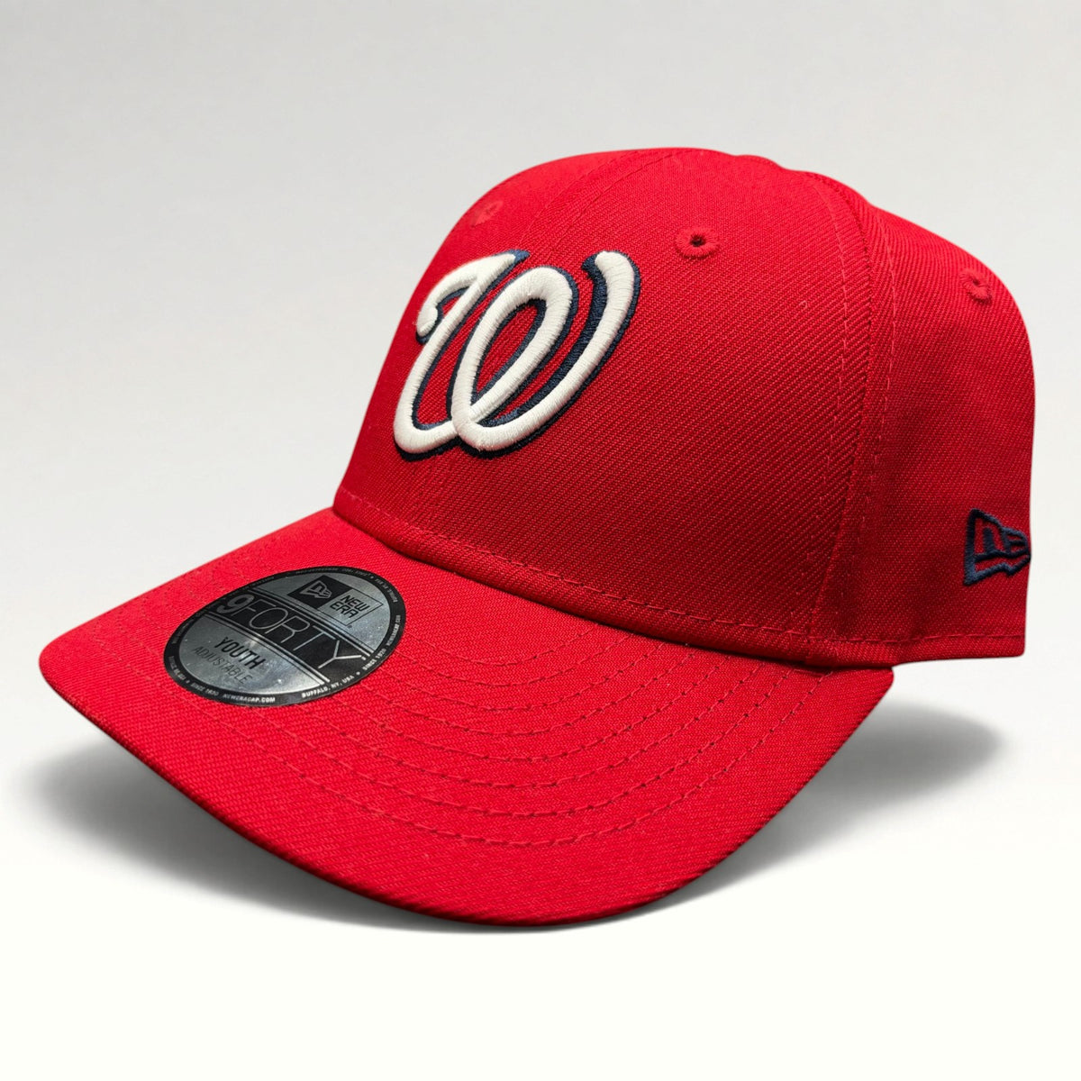 Washington Nationals New Era 9FORTY Youth Strapback Hat photo 3
