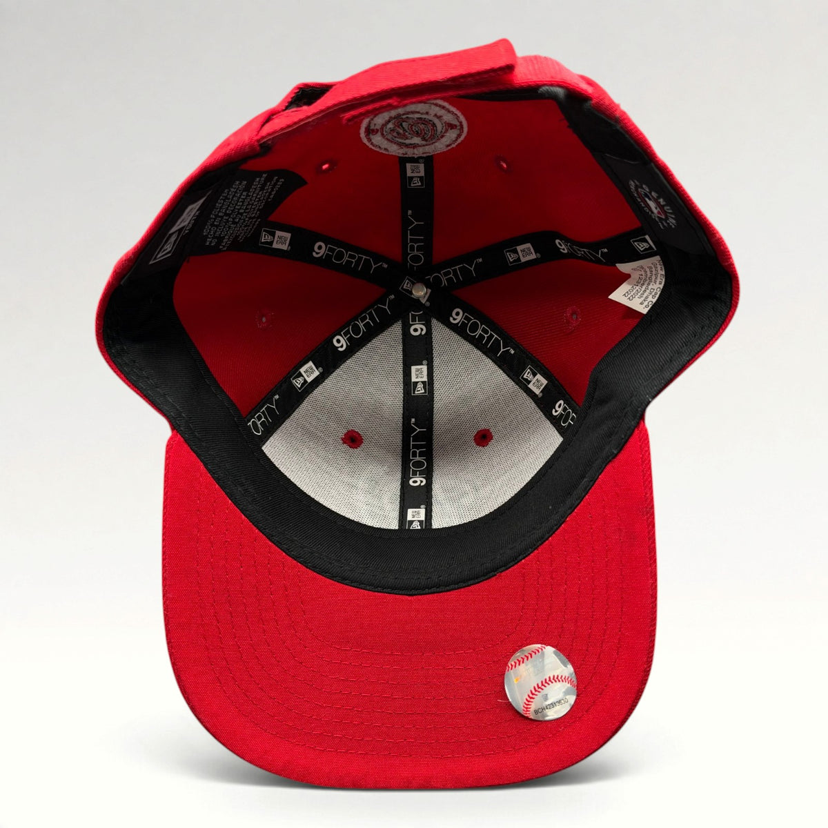 Washington Nationals New Era 9FORTY Youth Strapback Hat photo 6