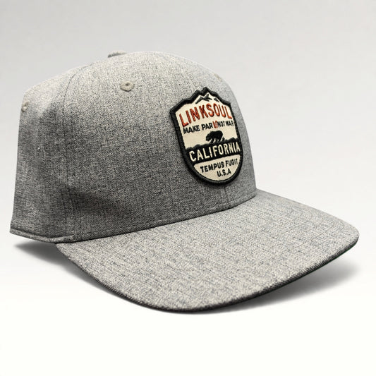Linksoul California Make Par Not War Snapback Hat photo 2