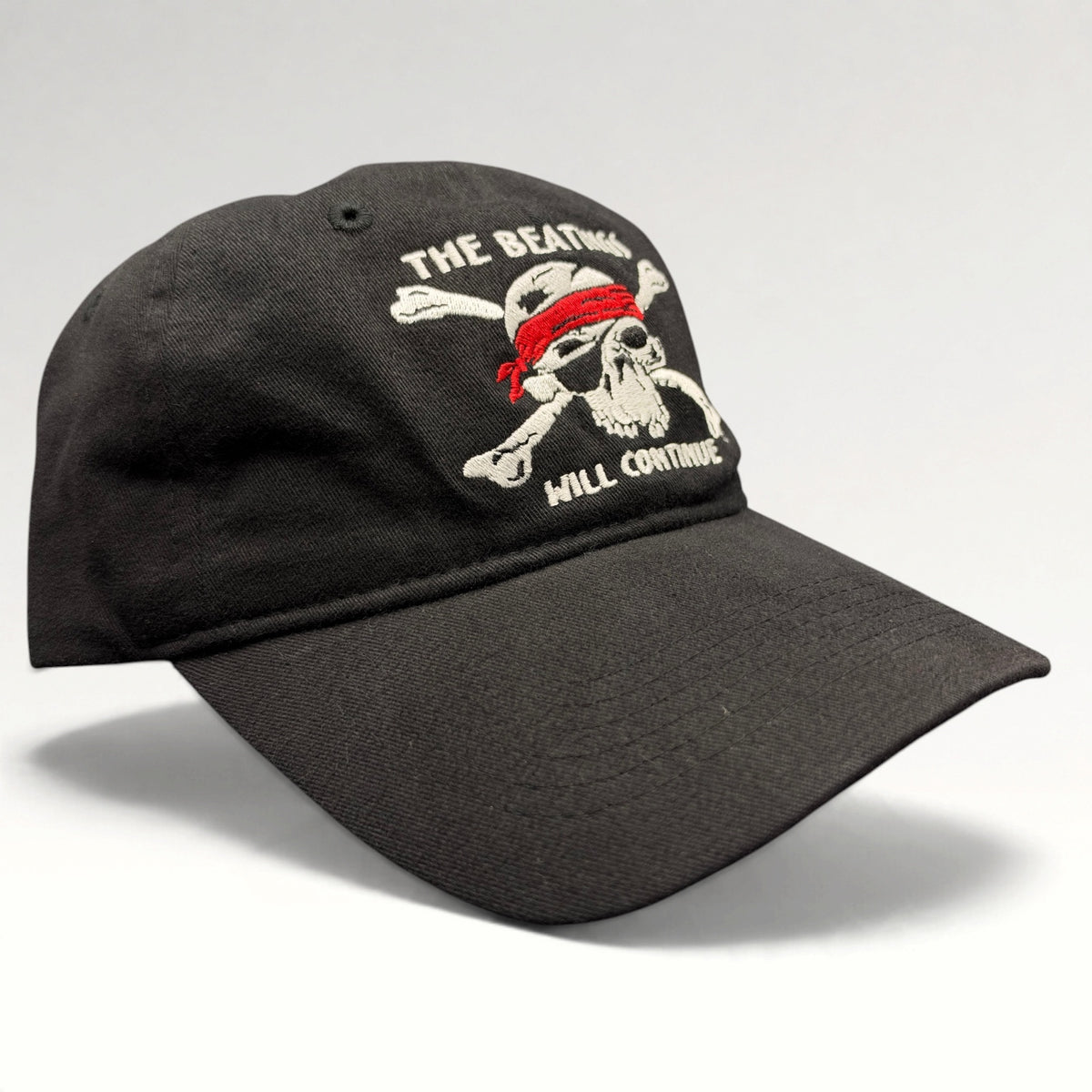 The Beatings Will Continue Until Morale Improves Pirateheads 2000s Strapback Hat photo 2