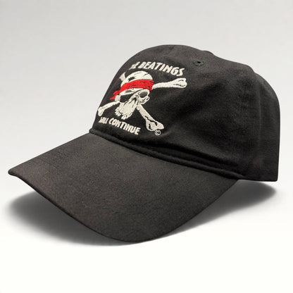 The Beatings Will Continue Until Morale Improves Pirateheads 2000s Strapback Hat photo 3