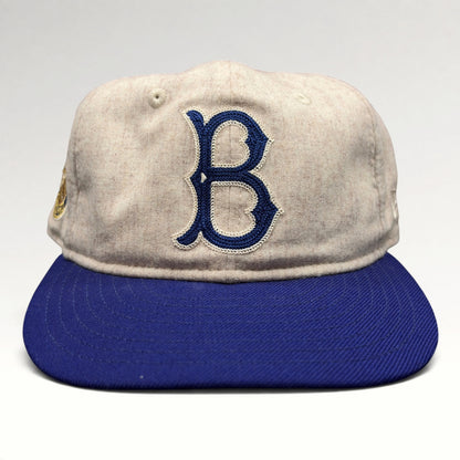 Brooklyn Dodgers Ebbets Field New Era 59FIFTY Fitted Hat Size 7 1/2 photo 1